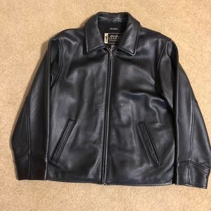 Women’s Eddie Bauer leather coat S